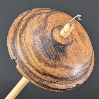 410 - Drop Spindle - Zebrawood - Standard